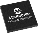 Microchip PIC32MX695F512H-80I/MR