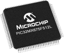 Microchip PIC32MX675F512L-80I/PF