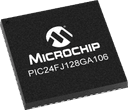 Microchip PIC24FJ128GA106-I/MR