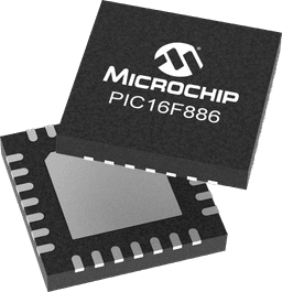 Microchip PIC16F886-E/ML