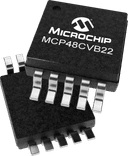 Microchip MCP48CVB22-E/MF