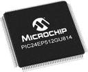 Microchip PIC24EP512GU814-I/PL