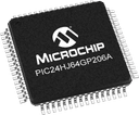 Microchip PIC24HJ64GP206A-I/PT