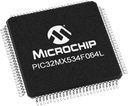 Microchip PIC32MX534F064L-I/PF