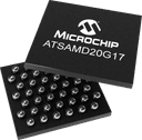 Microchip ATSAMD20G17A-AU