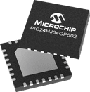 Microchip PIC24HJ64GP502-E/MM